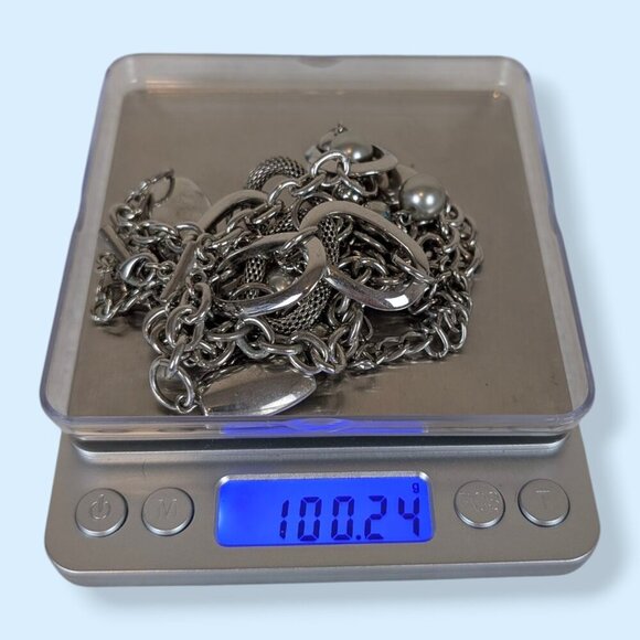 V. Premier Designs 3-Strand Metal Chain Necklace - Picture 5 of 5